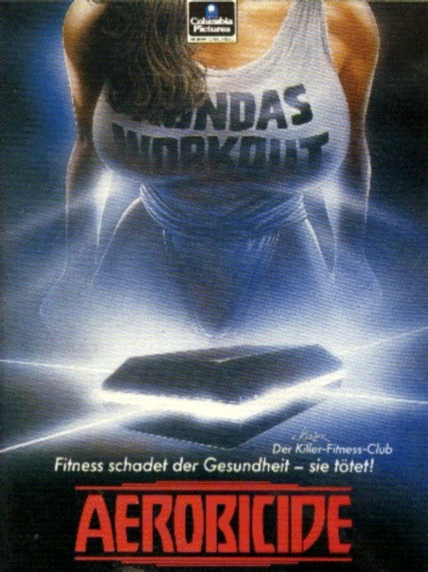 German VHS Box Cover for "Killer Workout," Under the Alternative Title of 